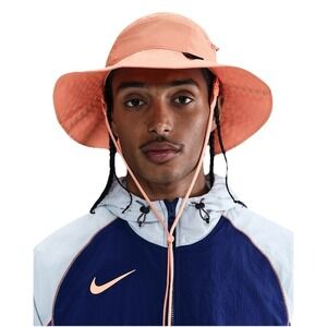 NIKE Apex Wide Brim Bucket Hat Orange Apricot Men's Sz M *NEW* HJ7135-844
